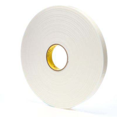 3M™ VHB™ 4955 Tape, White, 18 mm x 33 m, 80 mil, 9 rolls