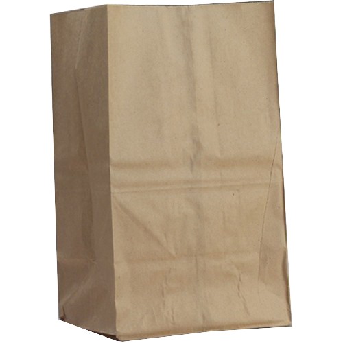 Duro Kraft Grocery Bag - 2 lb, 4 5/16" x 2 7/16" x 7 7/8", 500/Case