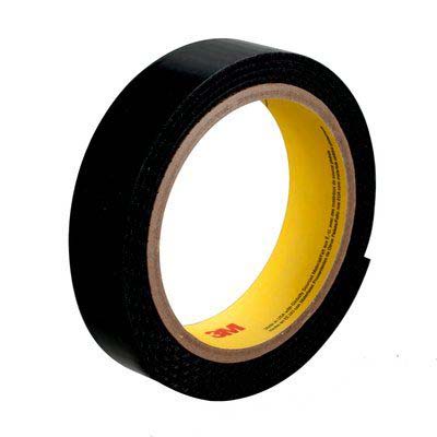 3M™ SJ3527N Loop Fastener, Black, 1 in x 50 yd, 3 rolls