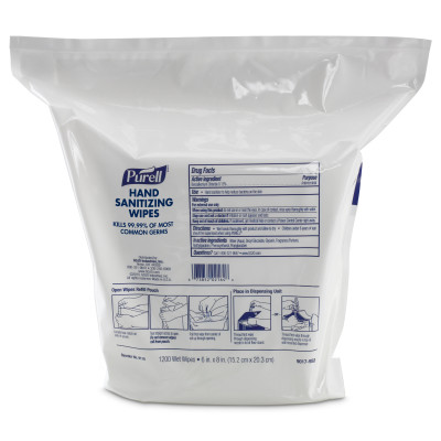 PURELL® Hand Sanitizing Wipes - 1200 count, 2/Case