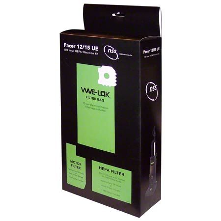 NSS Wave-Lok Microfiltration Filter Bag For Pacer 12/15 UE - 10/Pack