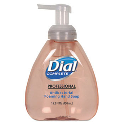 Dial 15.2 oz Complete Antimicrobial Foaming Hand Soap Pump 4/case