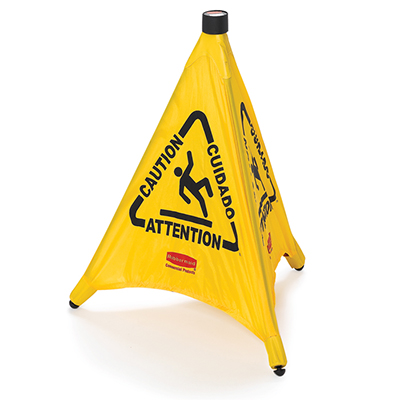 Rubbermaid® Pop-Up Printed Safety Caution Cone