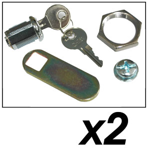 Lock/Key Set For Hygen Microfiber Cleaning Security Cart