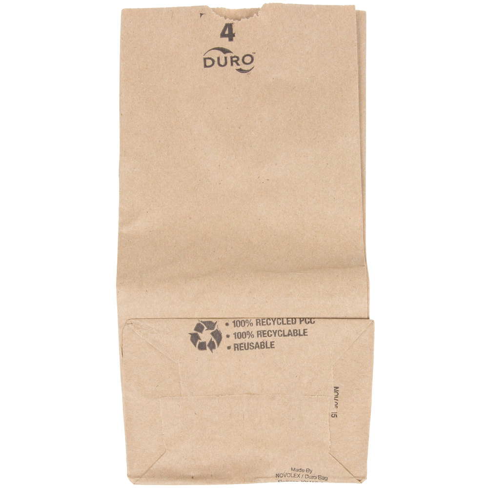 Duro Kraft Grocery Bag - 4 lb, 5