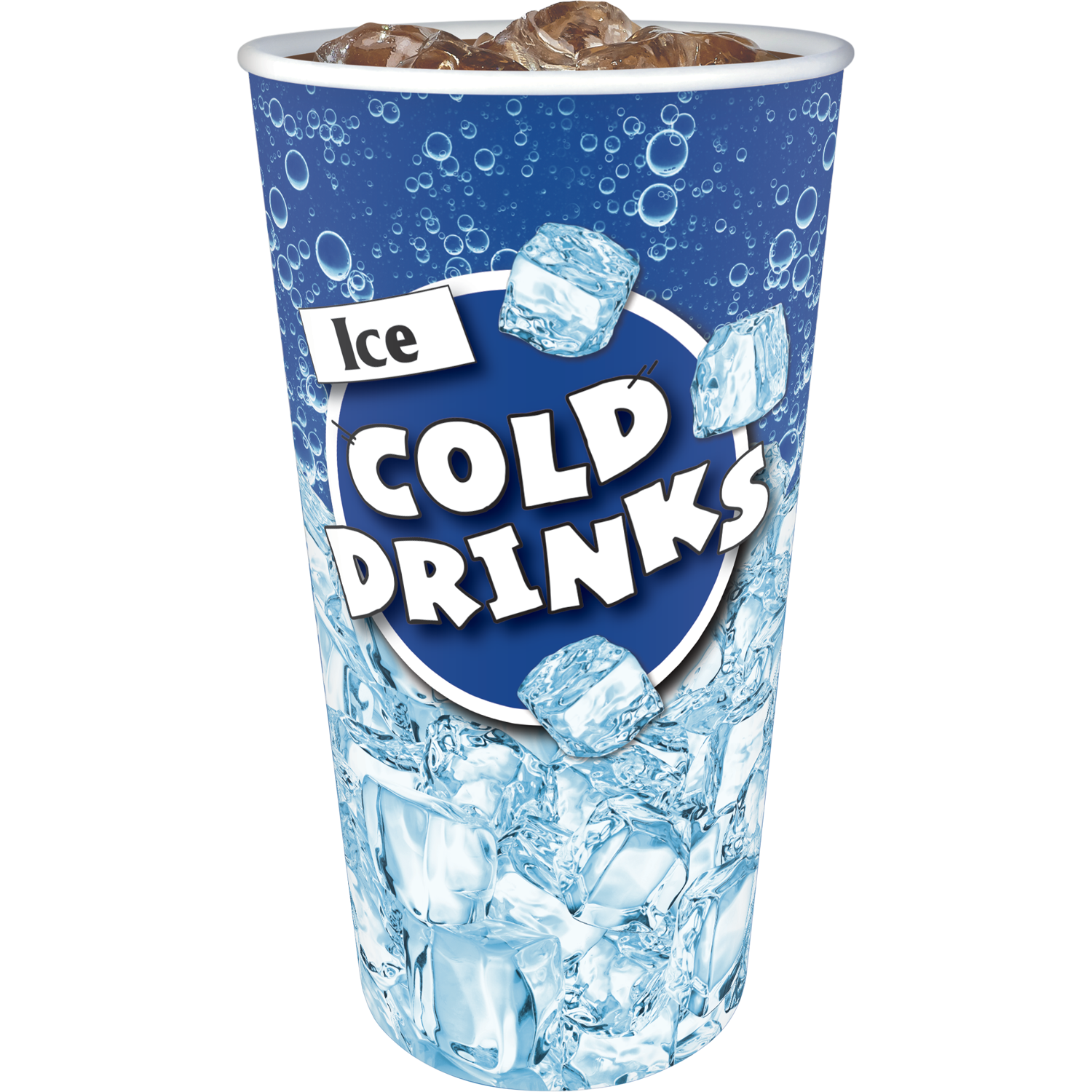 22oz Cold Cup Ice Cold Drink Print 1000/case
