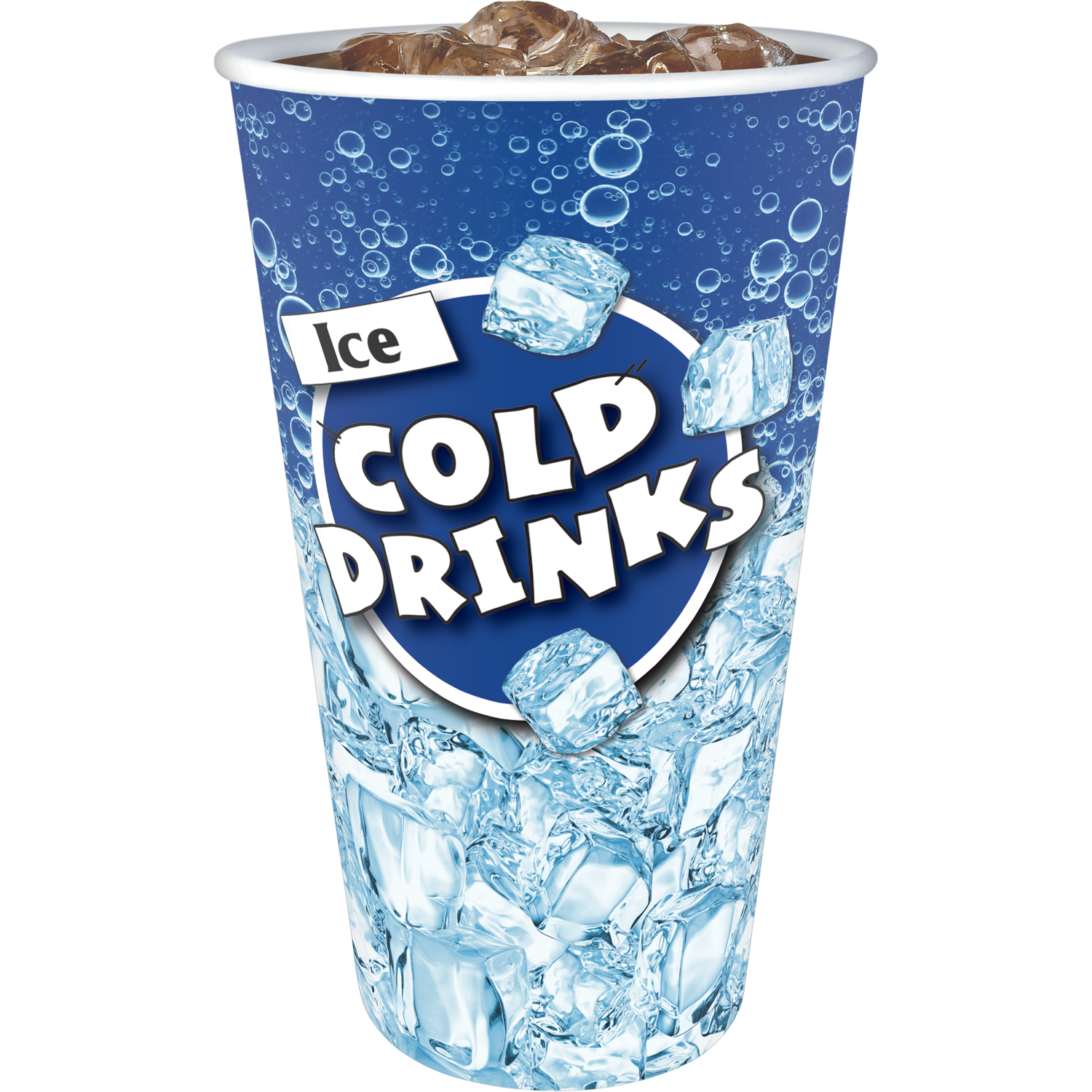 32oz Cold Cup Ice Cold Drink Print 500/case