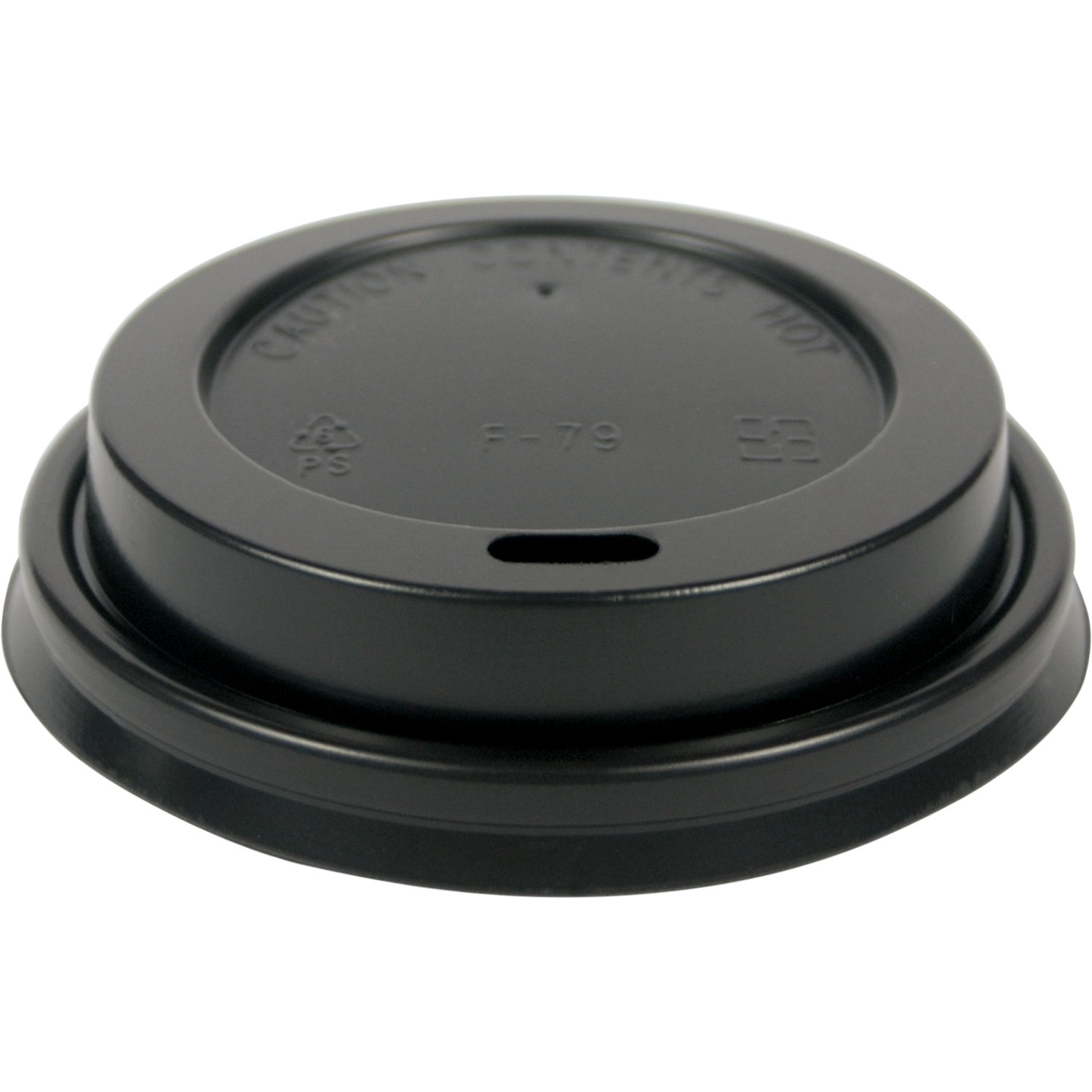 Black Dome Lid for 8oz Hot Cup 1000/case