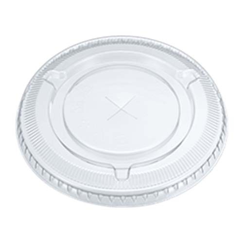 Clear Flat Lid With Straw Slot 1000/case