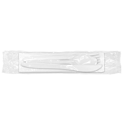 Cutlery Kit - Medium Weight, White
