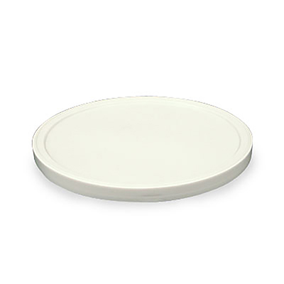 Berry® Single Seal Lid- 6.47in, White
