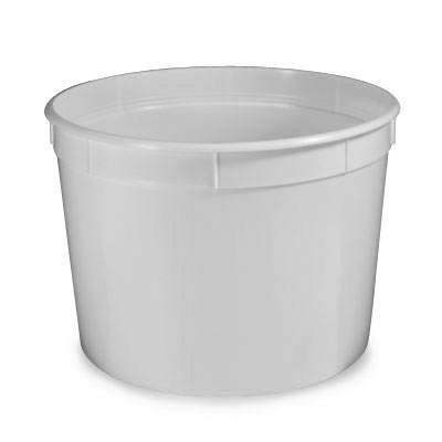 Berry® Round Container - 1.1 gallon