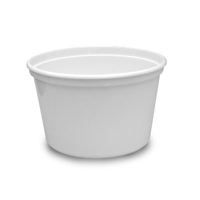 Berry® Round Container - 16oz, White