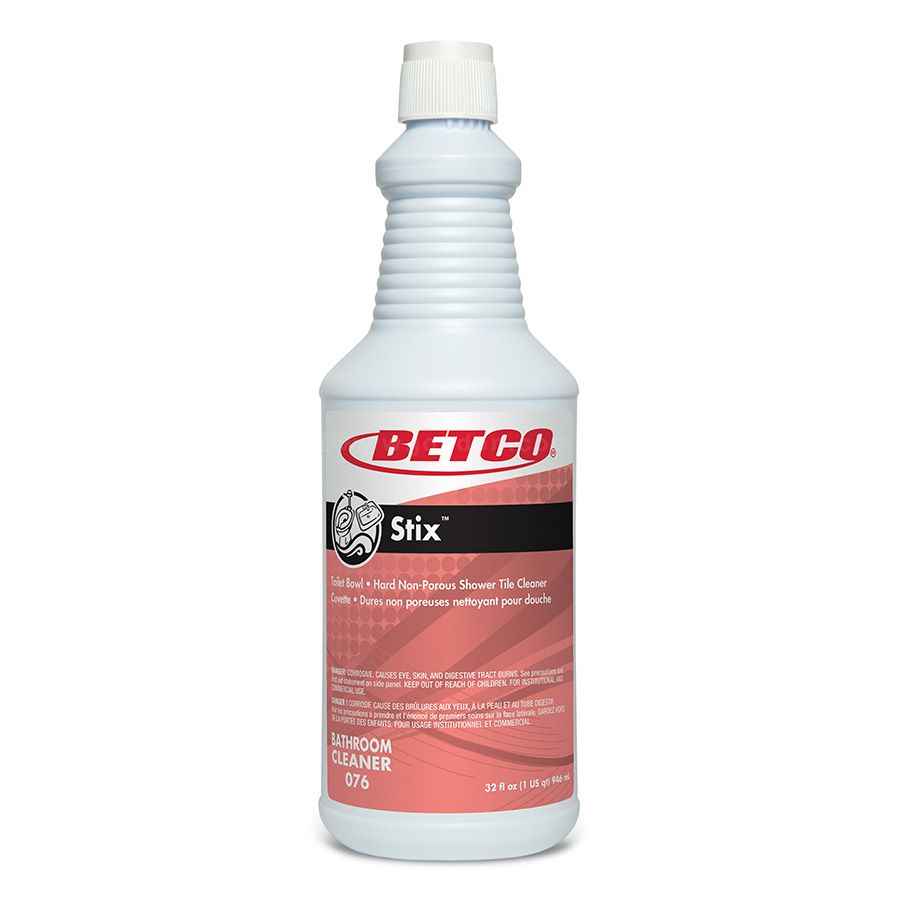 Betco Stix Toilet Bowl & Shower Tile Cleaner - 32 oz, 12/Case