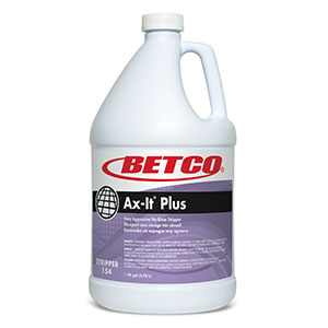 Betco Ax-It Plus Floor Stripper - 1 Gallon, 4/Case