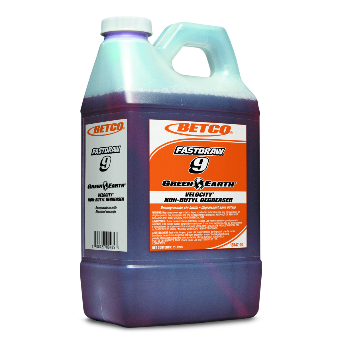 Betco® Velocity® Green Earth® Non Butyl Degreaser - 2L, 4/Case