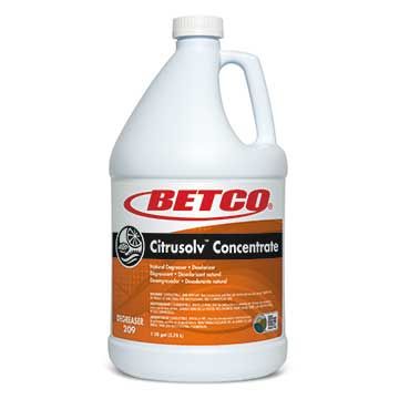 Betco 2090400 1 Gal Citrusolv Concentrated Natural Degreaser 4/case