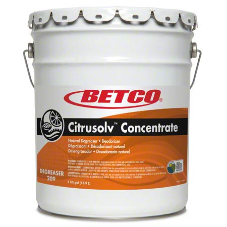 Betco® Citusolv™ Concentrate Natural Degreaser & Deodorizer - 5 Gallon Pail