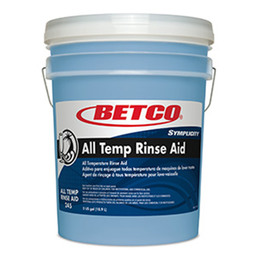 Betco Symplicity™ 5 Gallon All Temp Rinse Aid