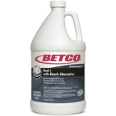 Betco Symplicity Duet-L w/Bleach Alternative - 1 Gallon, 4/Case