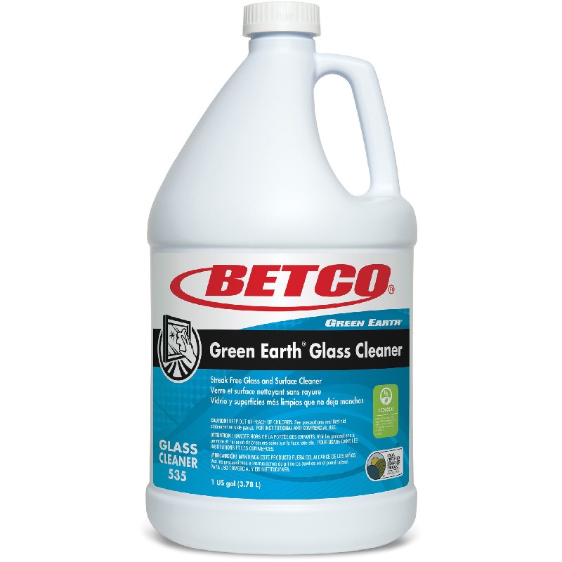 Betco Green Earth Glass Cleaner - 1 Gallon, 4/Case