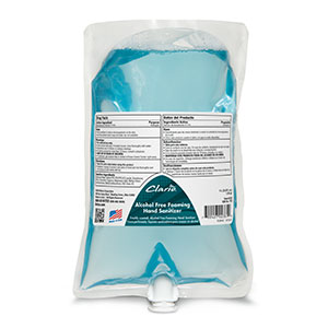 Betco Clario Alcohol Free Foaming Hand Sanitizer - 1000 mL, 6/Case