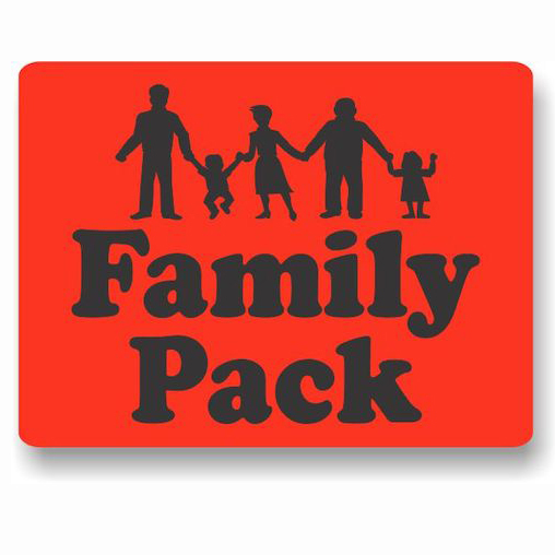 Family Pak Label 10053 1000/roll