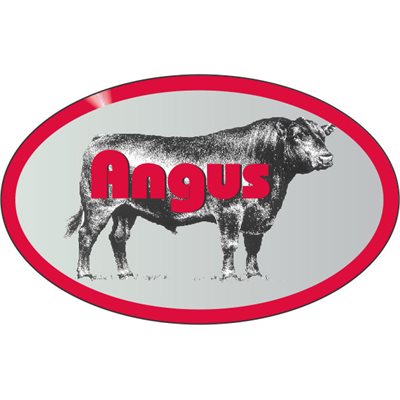 10286 Angus Meat Label  500/roll