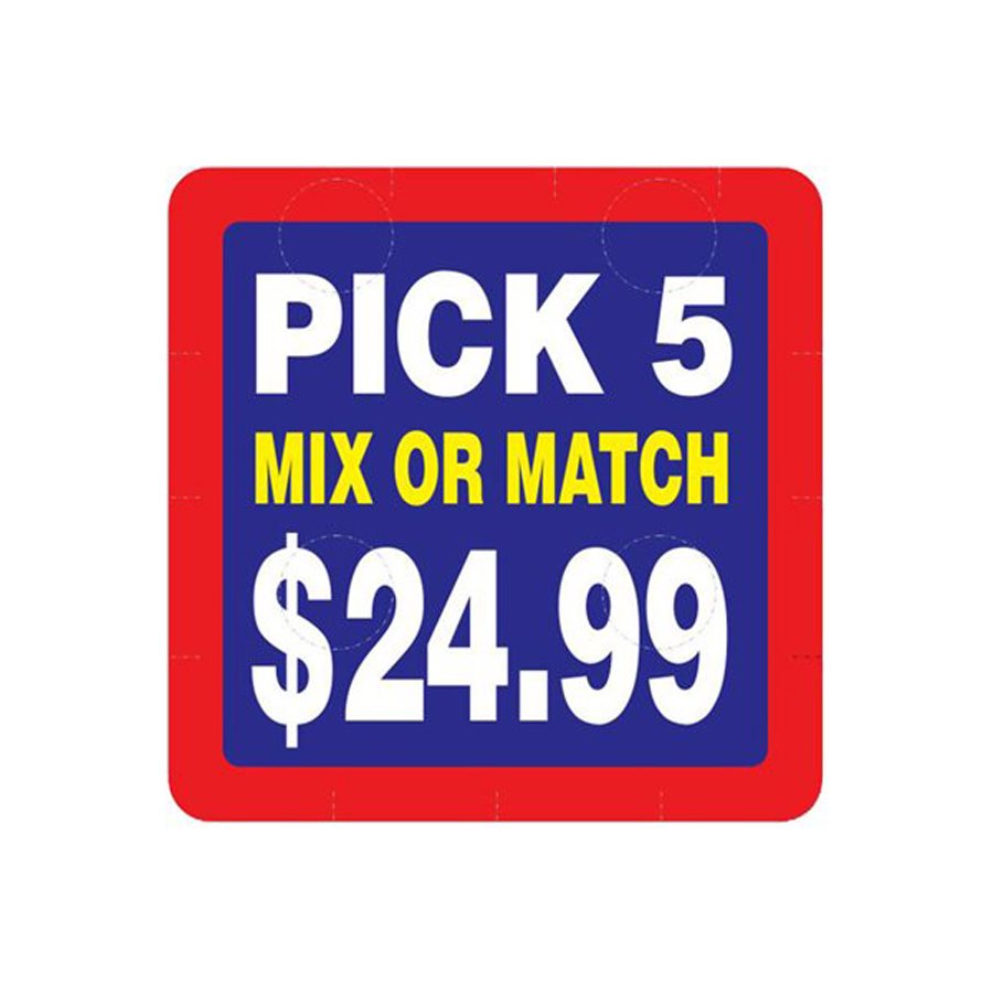 Pick 5 - Mix or Match - $24.99 Label 500/roll