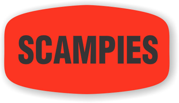 Scampies Label 120038 1000/roll