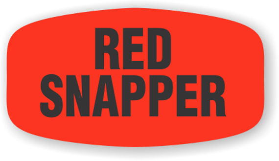 Red Snapper Red Orange Label 120039 1000/roll