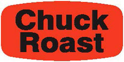 Chuck Roast Rectangle Label 12075 1000/roll