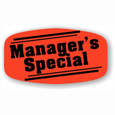 Manager's Special Label 12142 1000/roll
