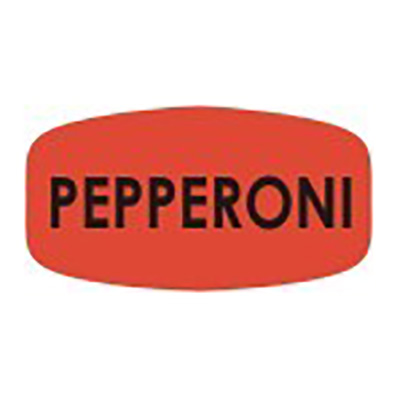 Pepperoni Label 12161 1000/roll