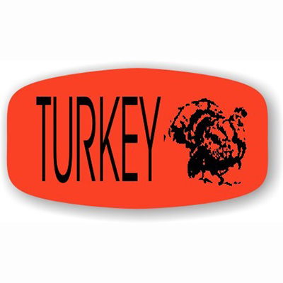 Turkey Label 12228 1000/roll