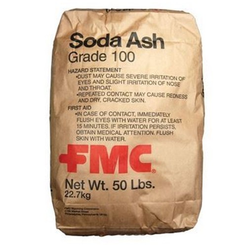 Soda Ash Grade 100 - 50 lb Bag