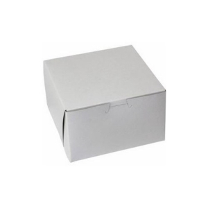 BOXit Lock Corner 1 Pc. Bakery Box - 6in x 6in x 3in