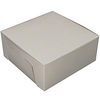 BOXit Lock Corner 1 Pc. Bakery Box - 9in x 9in x 5in