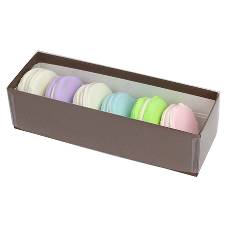 6-count Black Macaron Box 100/case