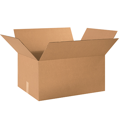 Corrugated Boxes - 24" x 18" x 12", 32ECT, 10/Bundle