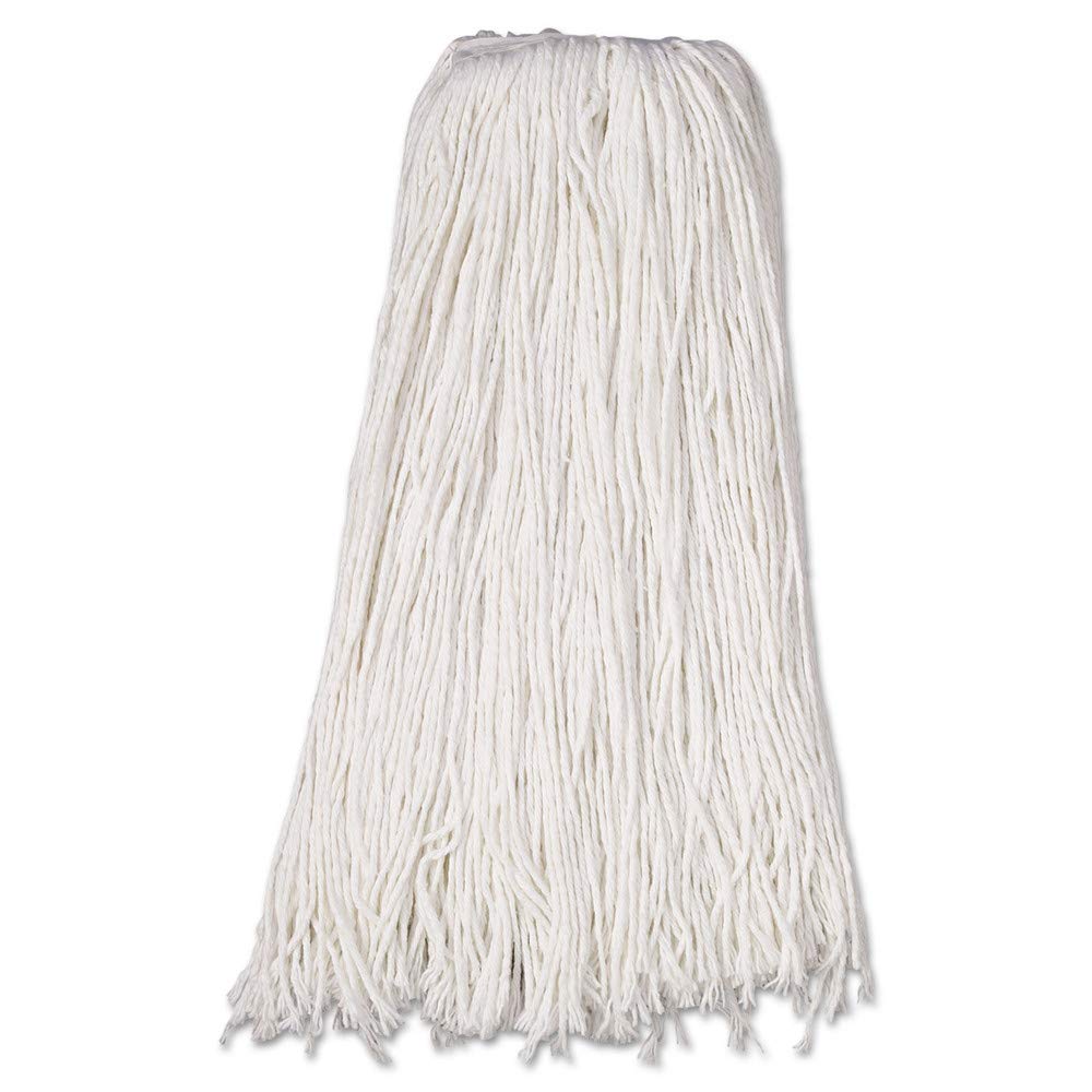 Boardwalk 32oz Premium Standard Mop Head Rayon Fiber White 12/case