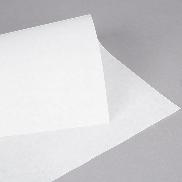 2 Side Waxed Paper 21-33lbs - 18in x 24in, White