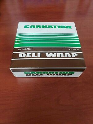 8" x 10.75" Carnation® Lite Deli Paper 500/box 12 boxes/case