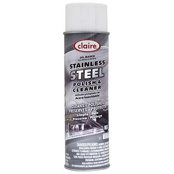 Claire CL841 15oz Stainless Steel Polish & Cleaner 12/case