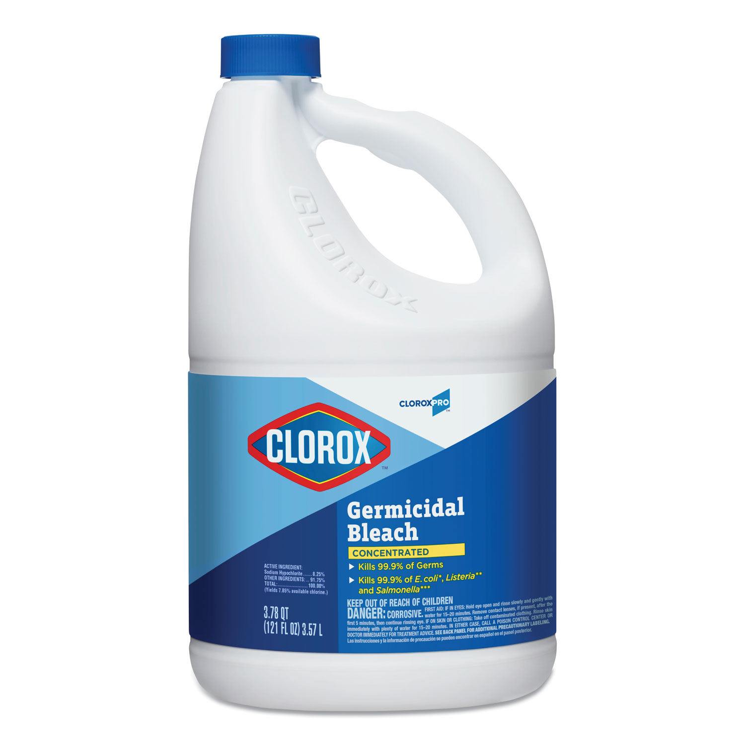 Clorox® Germicidal Bleach - 121 fl oz, 3/Case