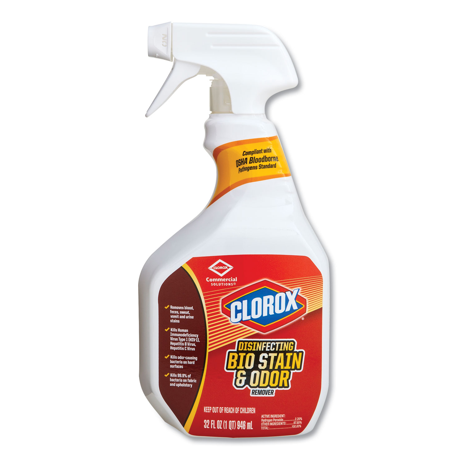 Clorox® 32 oz Disinfecting Bio Stain & Odor Remover 9/case