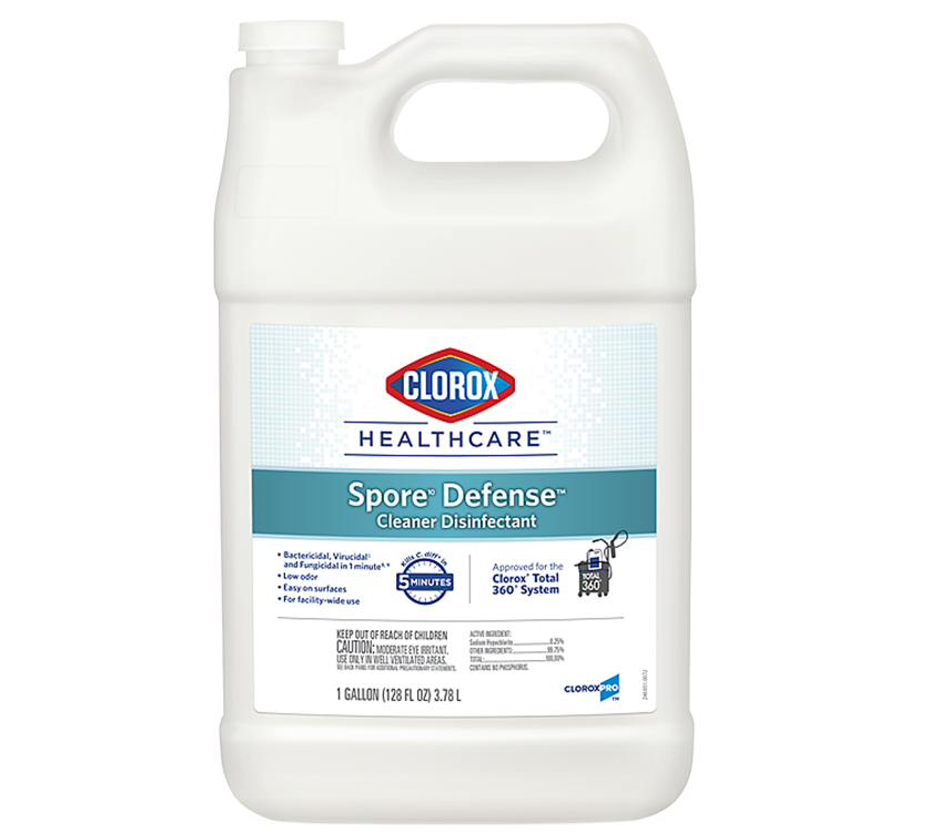 Clorox Healthcare® Spore10 Defense™ Cleaner Disinfectant 1 Gallon 4/Case