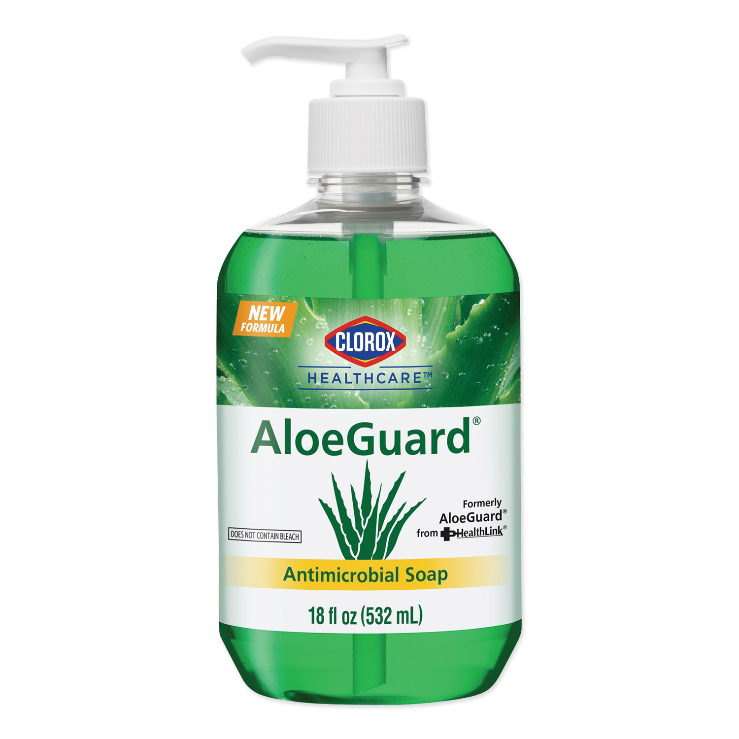 Clorox AloeGuard® Antimicrobial Soap With Aloe Scent 18 oz Pump Bottle 12/case