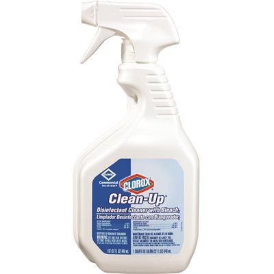 Clorox® Clean-Up Disinfectant Cleaner w/Bleach - 32 oz., 9/Case