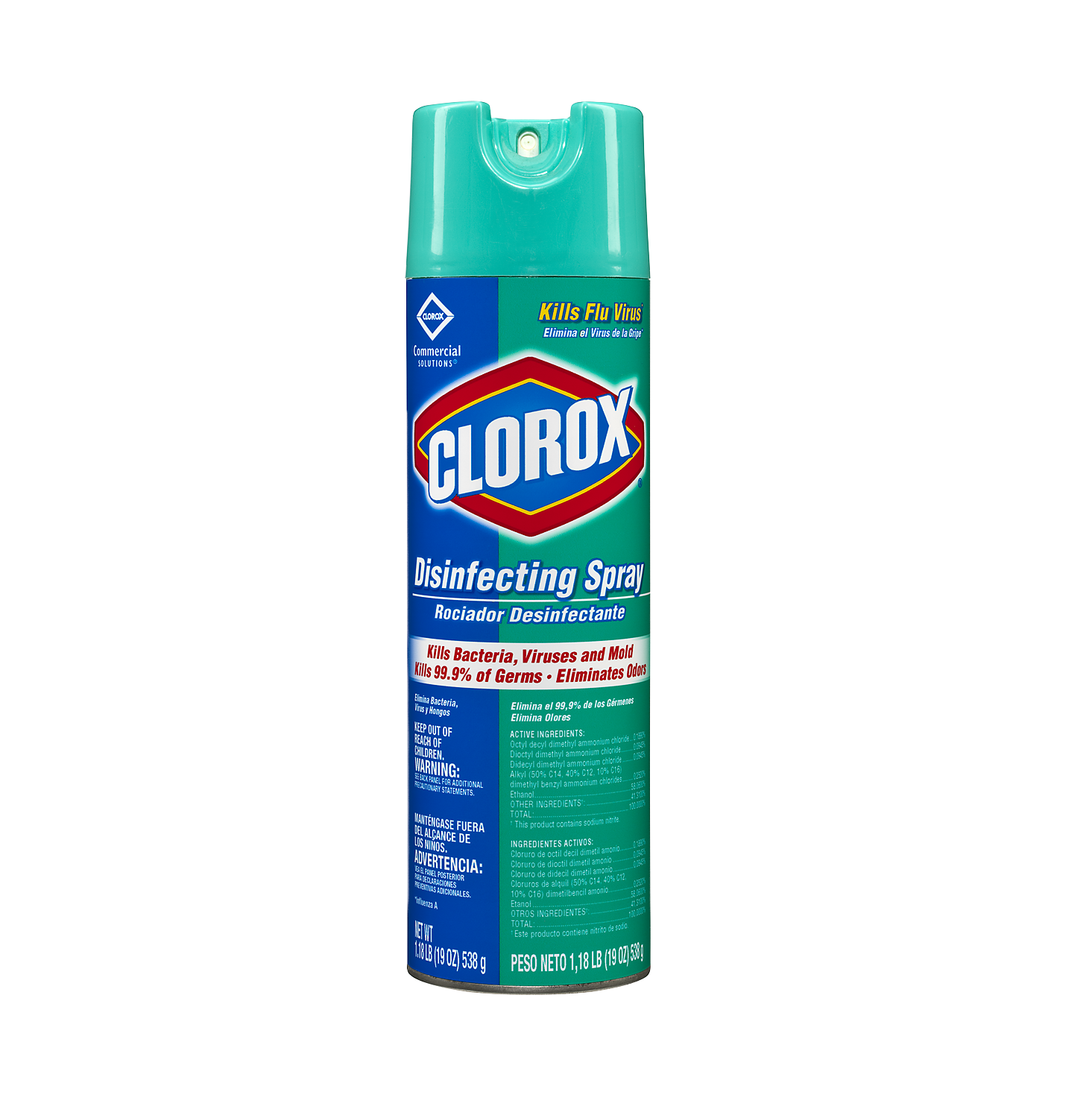 Commercial Solutions Clorox Disinfecting Spray - 19 oz., 12/Case